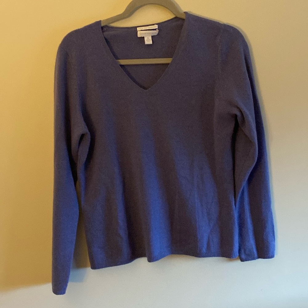 Charter club V-neck cashmere sweater